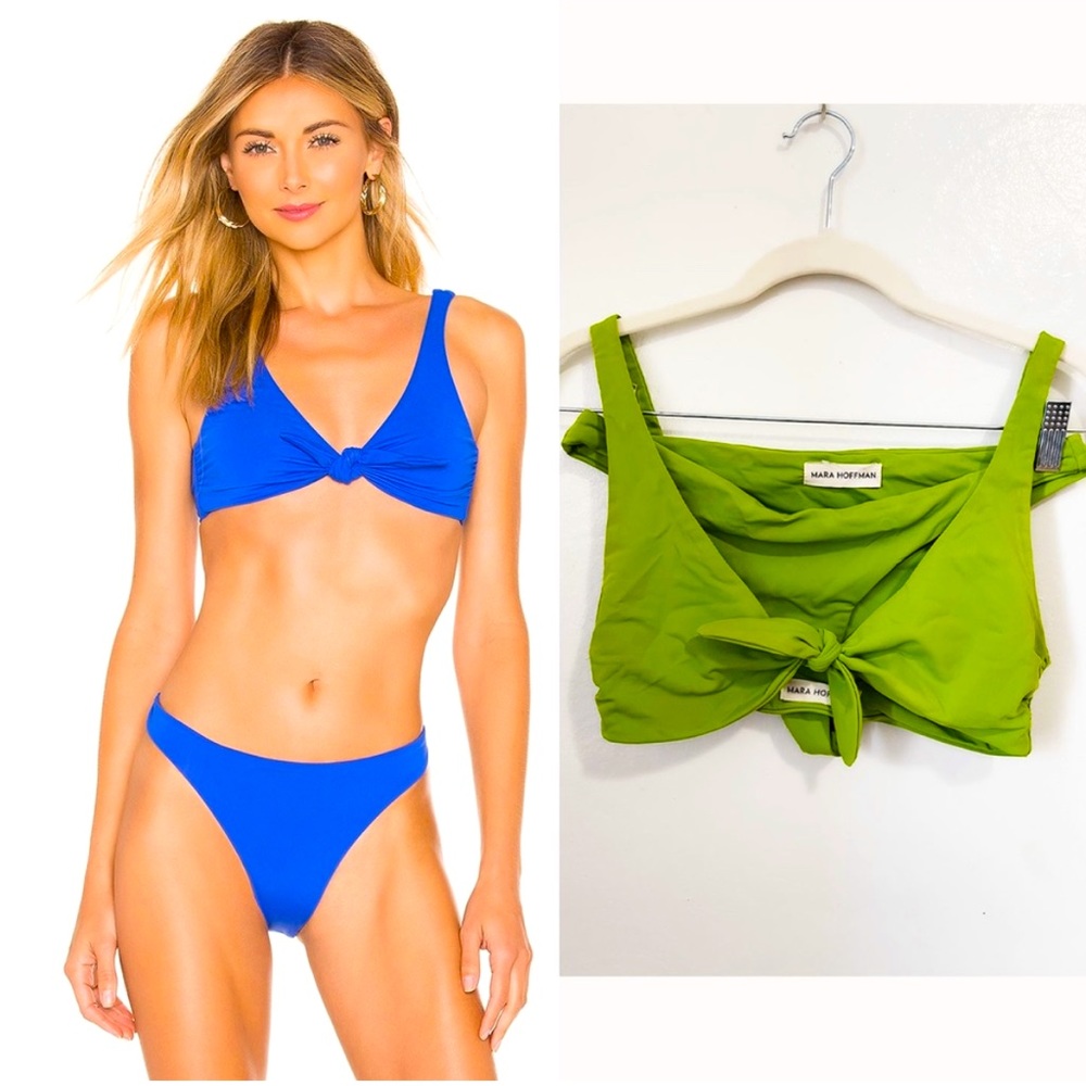 NWOT MARA HOFFMAN Rio Triange Bikini Top and Bottom Swimsuit Set